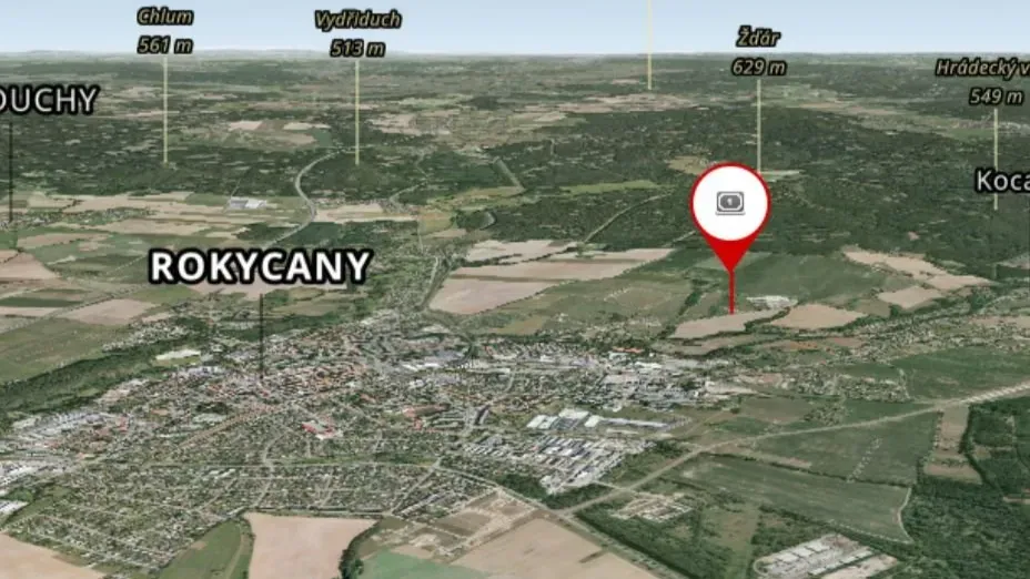 Pronájem části zahrady 180 m² a stavby Rokycany 15 m²